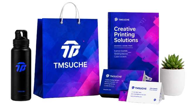 TMSUCHE branding mockup